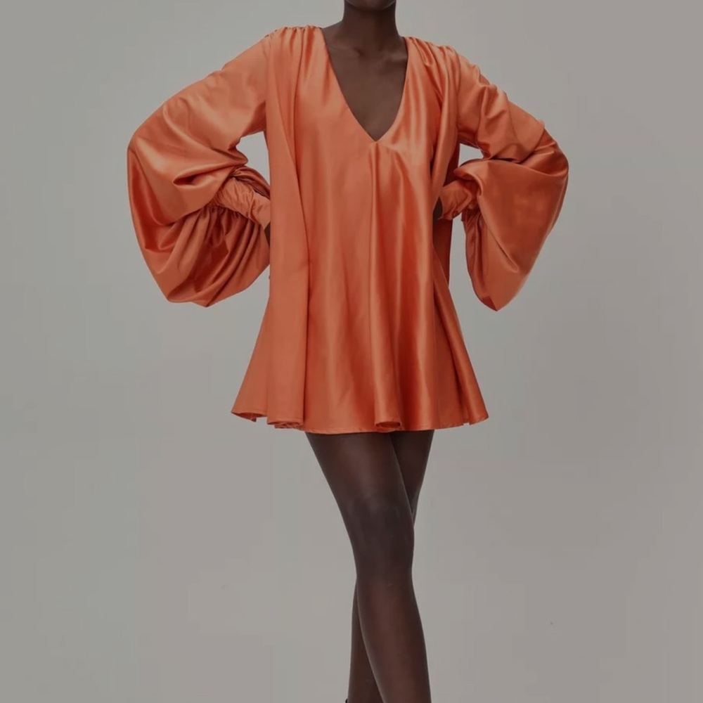Nasty Gal Orange Mini Dress